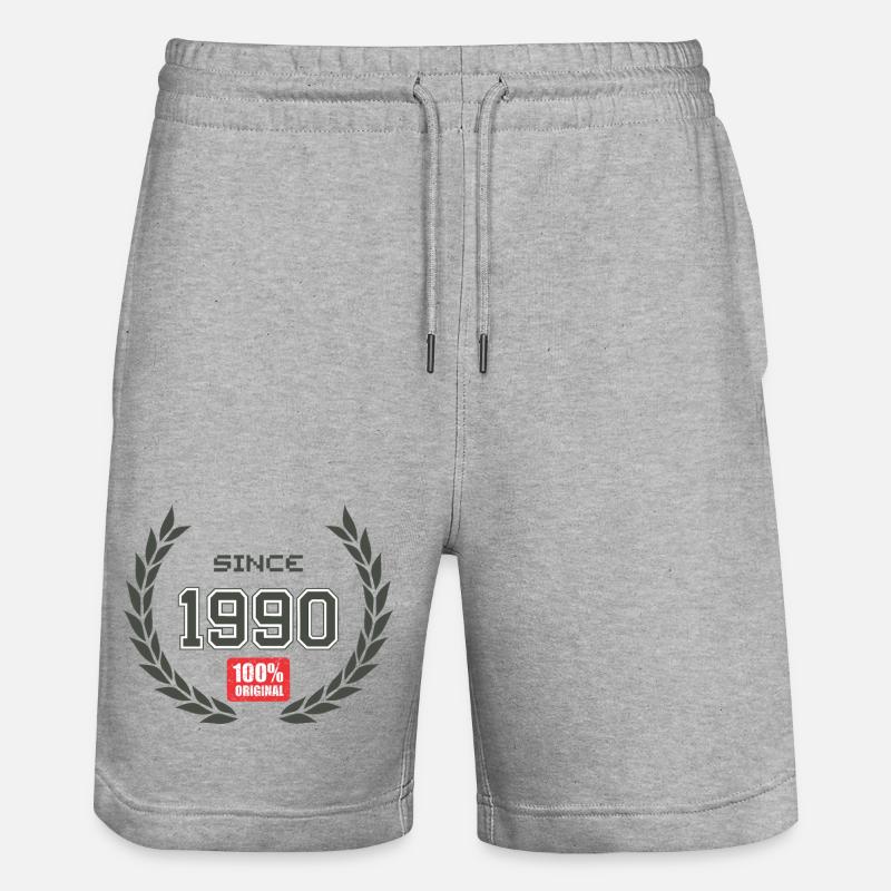 Since 1990 100% original - Short de jogging bio TRAINER Stanley/Stella unisexe - gris chiné