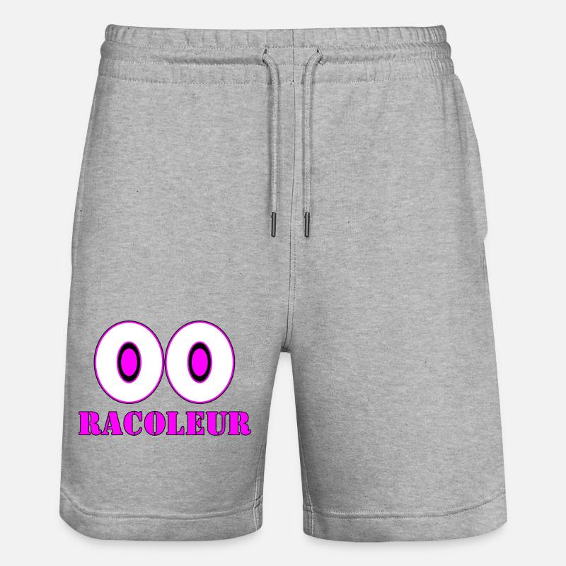 RACOLEUR - Short de jogging bio TRAINER Stanley/Stella unisexe - gris chiné