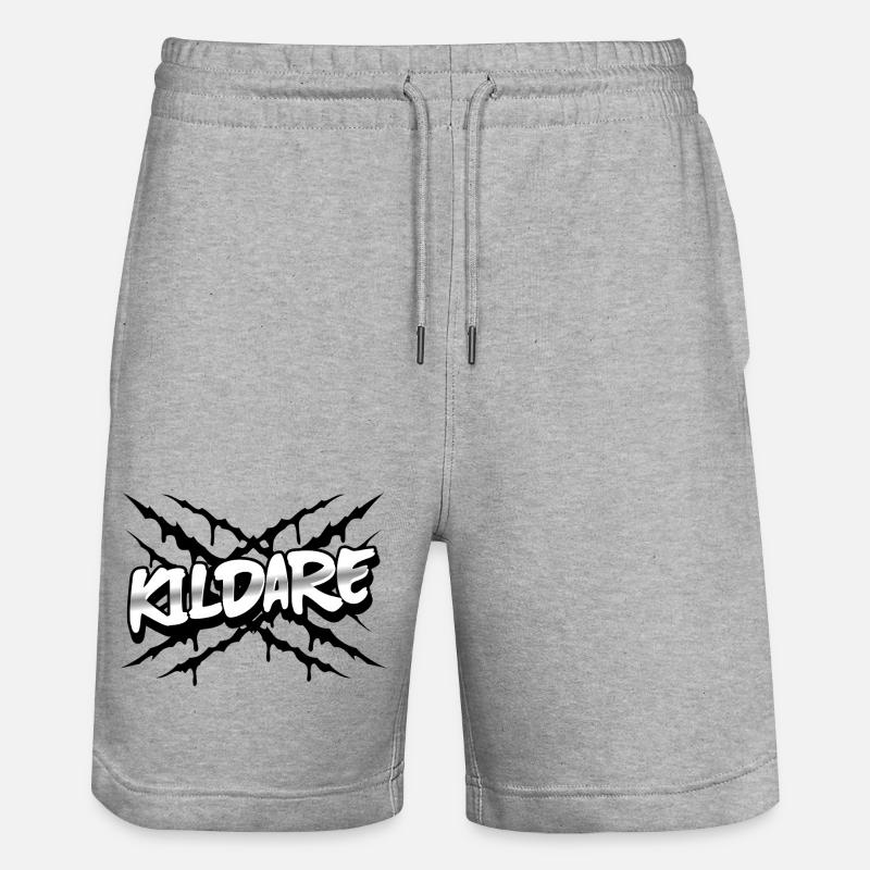 Comté de Kildare, Irlande - Short de jogging bio TRAINER Stanley/Stella unisexe - gris chiné