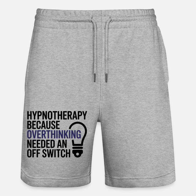 Hypnotiseur Hypnothérapie Interrupteur Off Off Pro - Short de jogging bio TRAINER Stanley/Stella unisexe - gris chiné