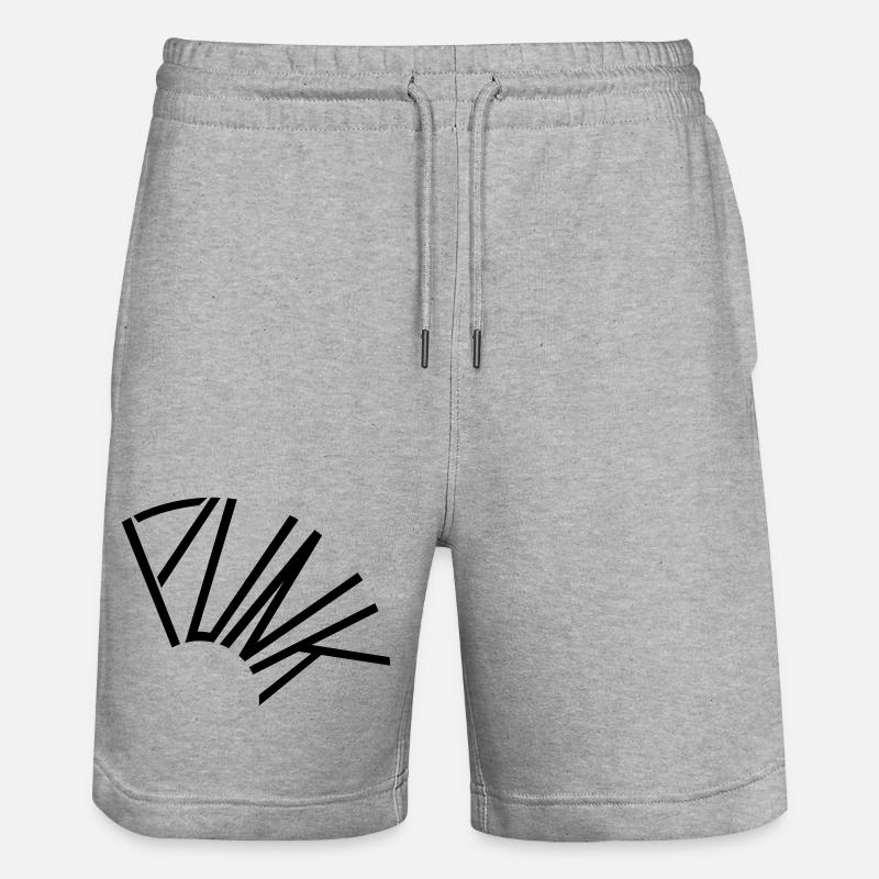 punk - Short de jogging bio TRAINER Stanley/Stella unisexe - gris chiné