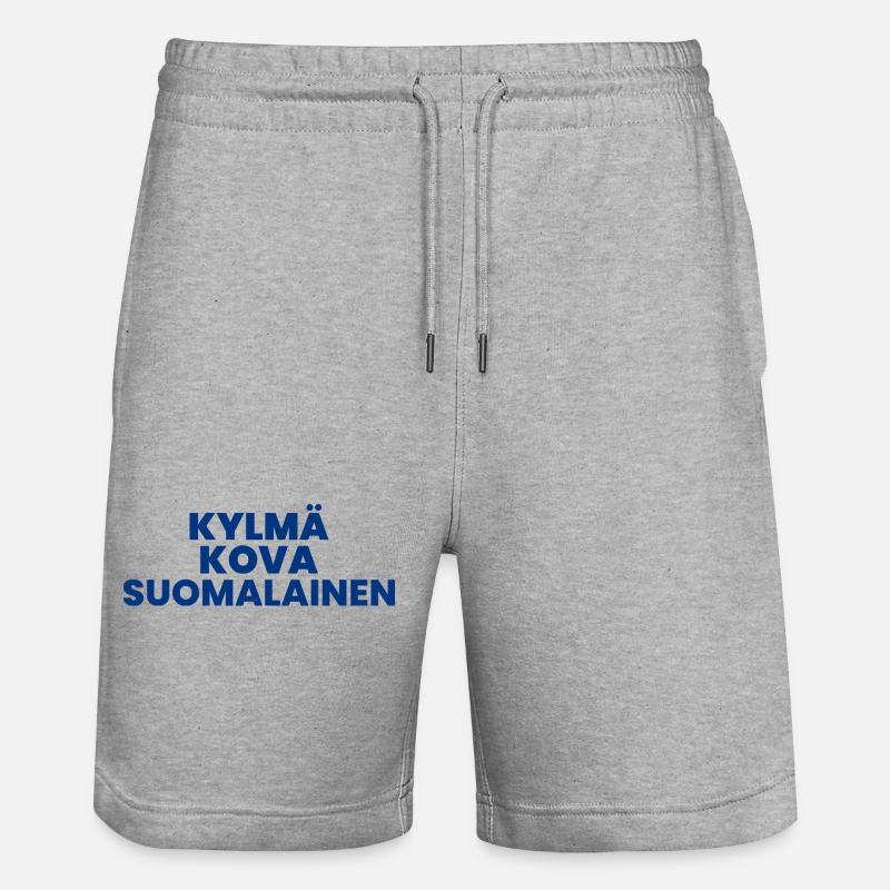 FINNISH FROID DUR v2 - Short de jogging bio TRAINER Stanley/Stella unisexe - gris chiné