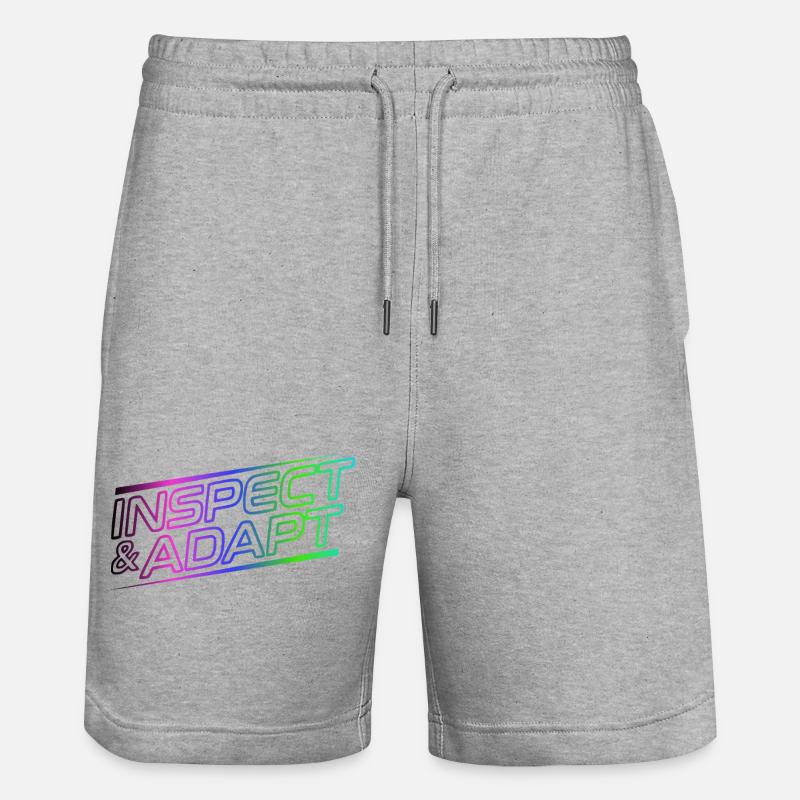 Inspecter & Adapter, Agile Coach Scrum Mug - Short de jogging bio TRAINER Stanley/Stella unisexe - gris chiné