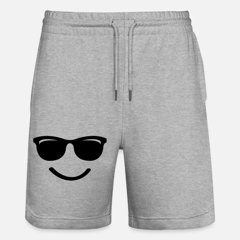 Sourire - Short de jogging bio TRAINER Stanley/Stella unisexe - gris chiné