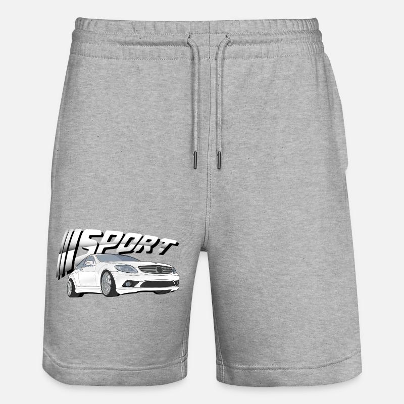 Racing Silhouette CLS - Short de jogging bio TRAINER Stanley/Stella unisexe - gris chiné