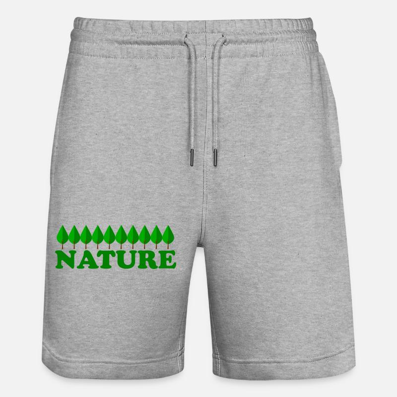 Nature - Short de jogging bio TRAINER Stanley/Stella unisexe - gris chiné