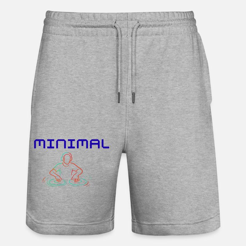 Temps minimal - Short de jogging bio TRAINER Stanley/Stella unisexe - gris chiné