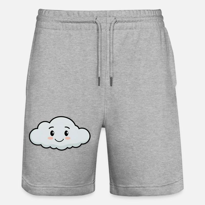 Mon ami nuage câlin - Short de jogging bio TRAINER Stanley/Stella unisexe - gris chiné