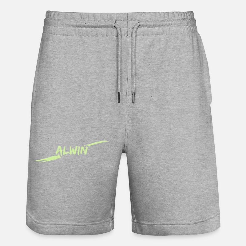 Gift Alwin - Short de jogging bio TRAINER Stanley/Stella unisexe - gris chiné