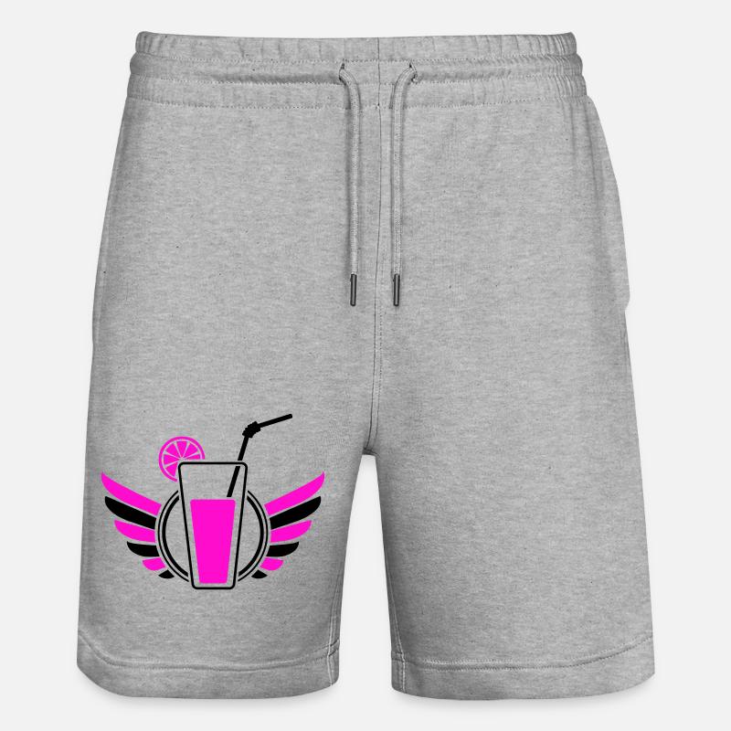 Ailes de cocktail - Short de jogging bio TRAINER Stanley/Stella unisexe - gris chiné
