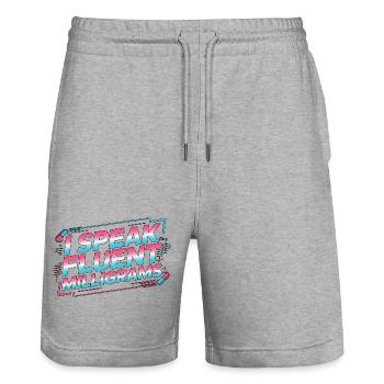 Hospital Pharmacist I Speak Fluent Pharmaceutical - Stanley/Stella Unisex Bio Joggingshorts Trainer  - Grau meliert - Vorne - Nik (191cm) & Marisol (170cm)