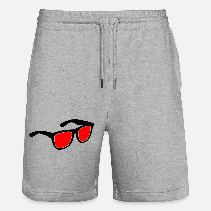 Lunettes de soleil - Short de jogging bio TRAINER Stanley/Stella unisexe - gris chiné