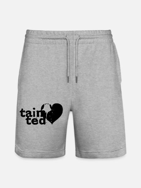 Tainted love inspired by Soft C - Stanley/Stella Trainer Unisex Organic Jogging Shorts - heather grey