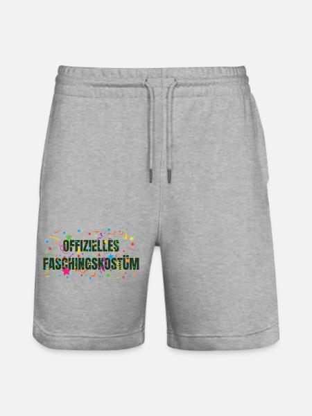 Official carnival costume - Stanley/Stella Trainer Unisex Organic Jogging Shorts - heather grey
