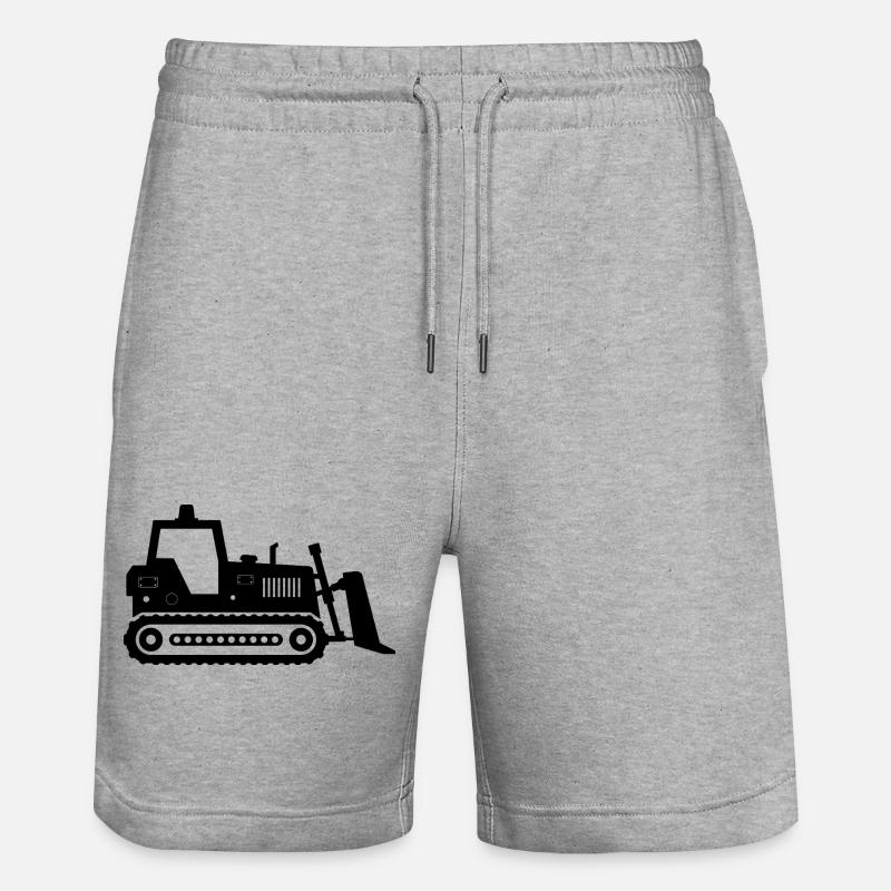 Bulldozer - Short de jogging bio TRAINER Stanley/Stella unisexe - gris chiné