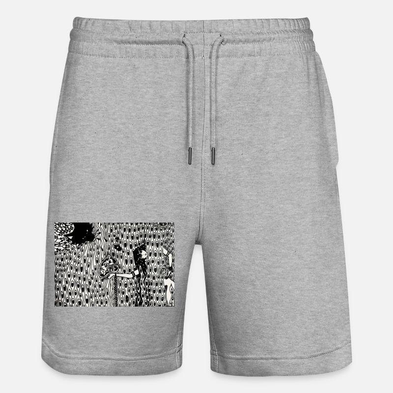 Cassandre et Apollon - Short de jogging bio TRAINER Stanley/Stella unisexe - gris chiné