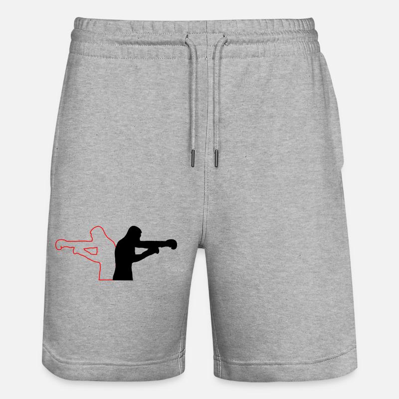 boxe - Short de jogging bio TRAINER Stanley/Stella unisexe - gris chiné