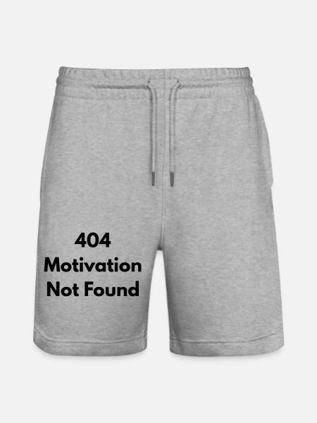 404 motivation not found - Stanley/Stella Trainer Unisex Organic Jogging Shorts - heather grey
