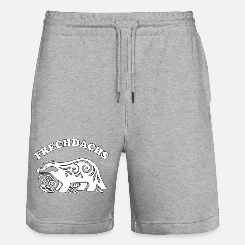 Effronté – Le Voleur Espiègle - Short de jogging bio TRAINER Stanley/Stella unisexe - gris chiné