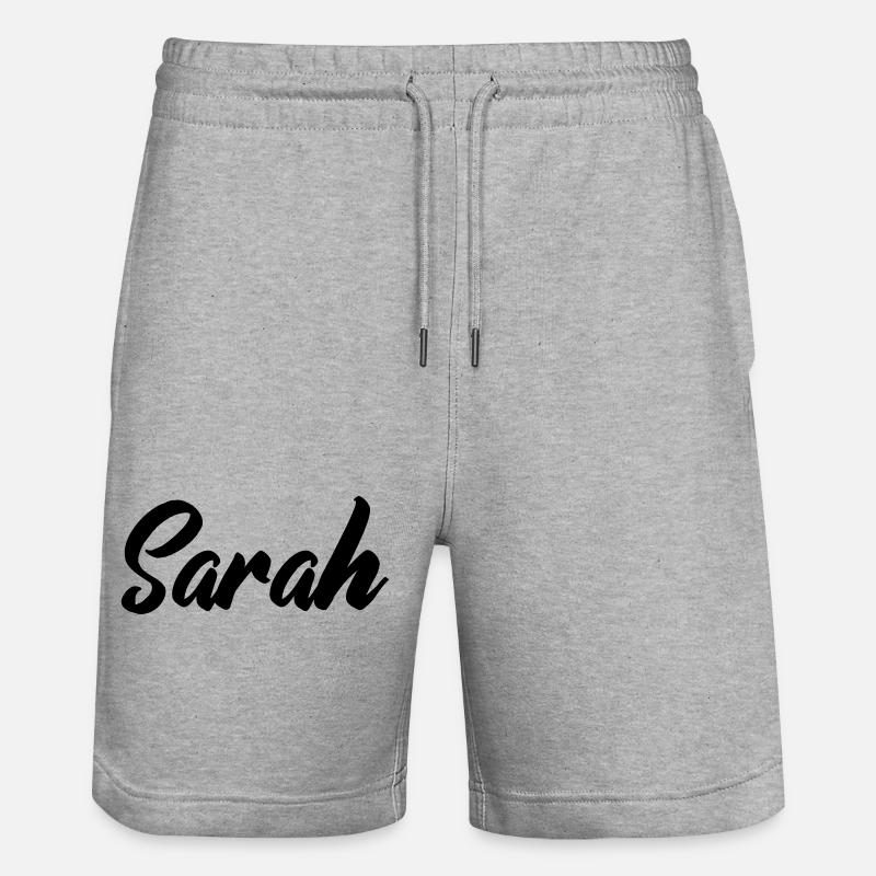 sarah_name - Short de jogging bio TRAINER Stanley/Stella unisexe - gris chiné