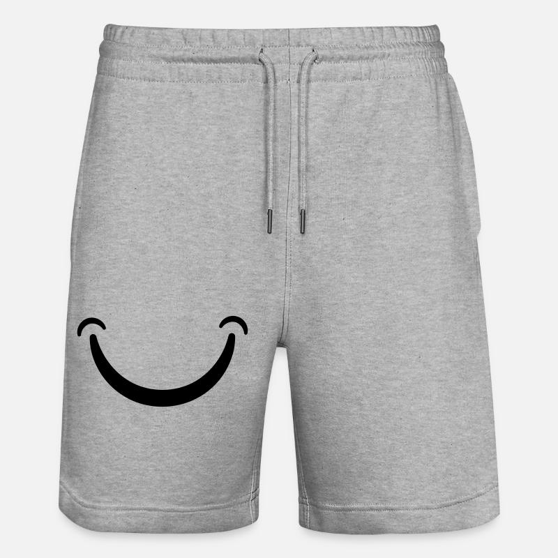 Sourire - Short de jogging bio TRAINER Stanley/Stella unisexe - gris chiné