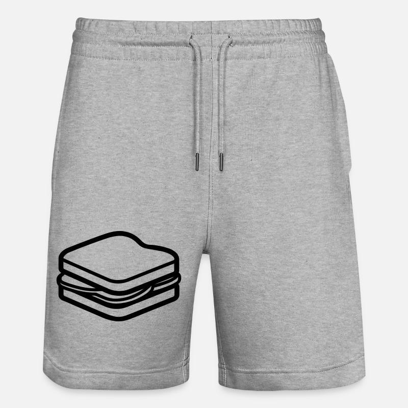 sandwich - Short de jogging bio TRAINER Stanley/Stella unisexe - gris chiné