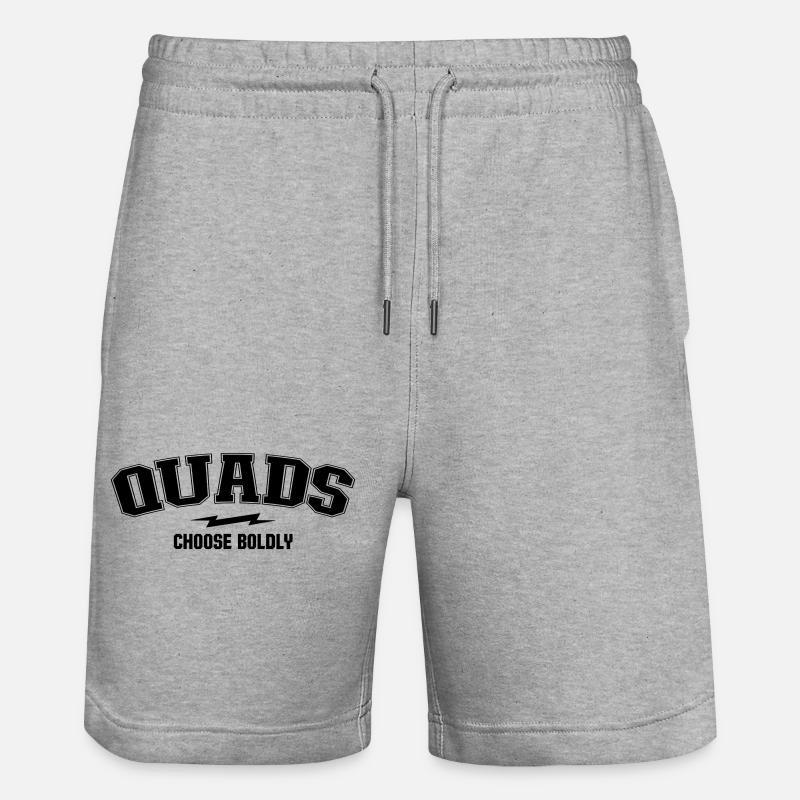 Arche Varsity - Département des Quads - Short de jogging bio TRAINER Stanley/Stella unisexe - gris chiné