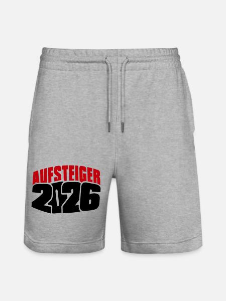 Promoted 2026 Promotion - Stanley/Stella Trainer Unisex Organic Jogging Shorts - heather grey