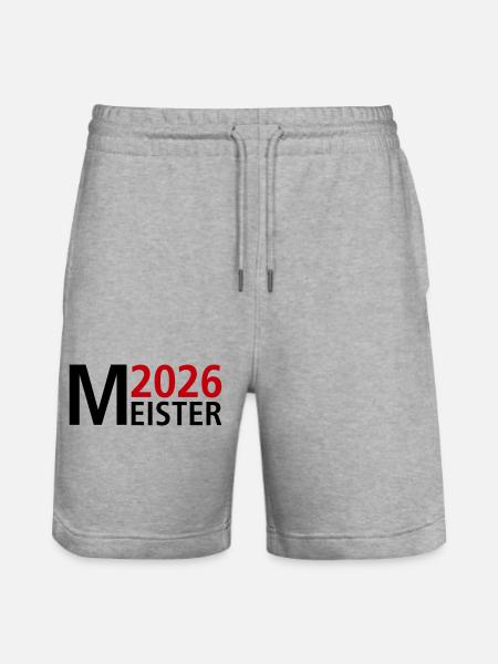Champion 2026 Championship - Stanley/Stella Trainer Unisex Organic Jogging Shorts - heather grey