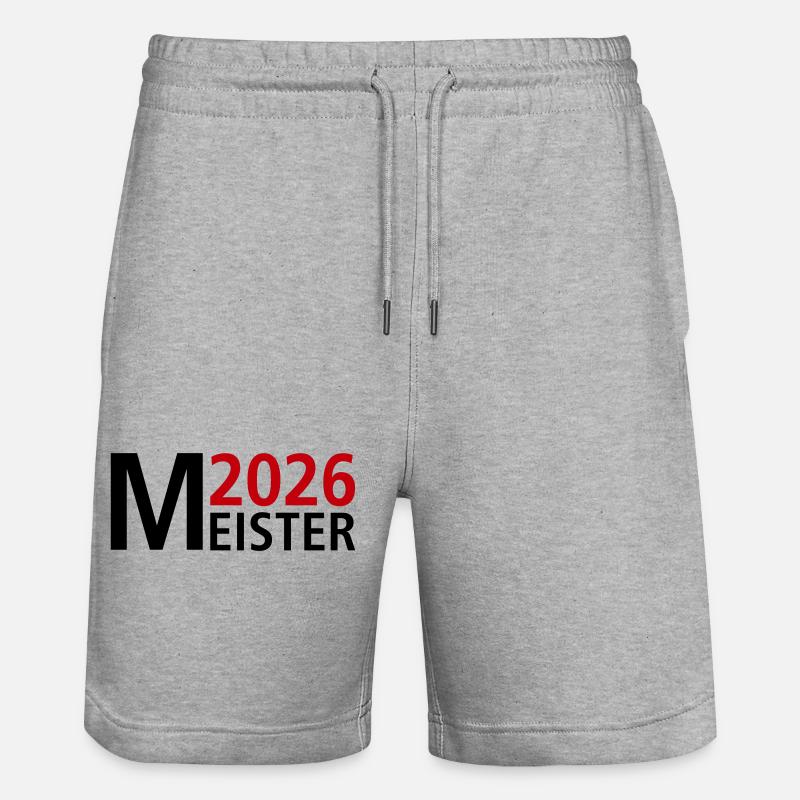 Champion 2026 Championship - Short de jogging bio TRAINER Stanley/Stella unisexe - gris chiné