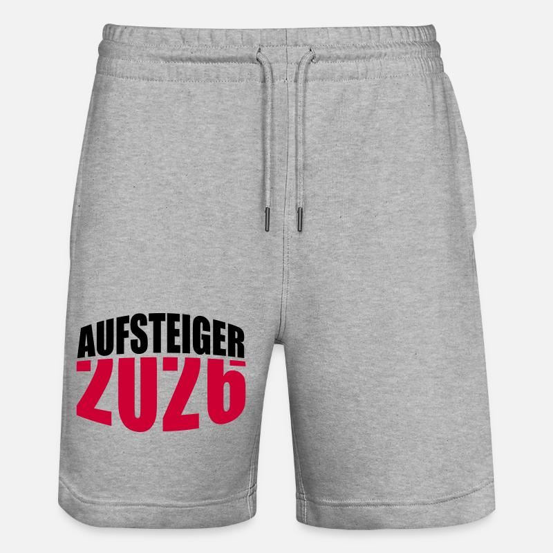 Promu Promotion 2026 - Short de jogging bio TRAINER Stanley/Stella unisexe - gris chiné