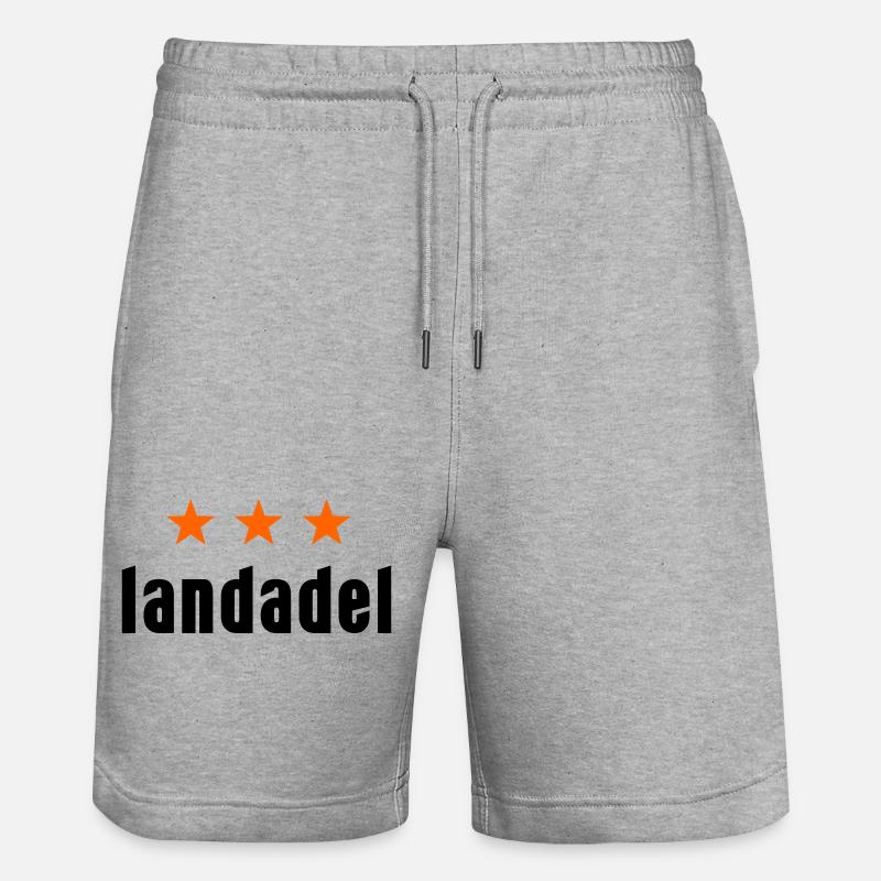 Noblesse terrienne avec des étoiles - Short de jogging bio TRAINER Stanley/Stella unisexe - gris chiné