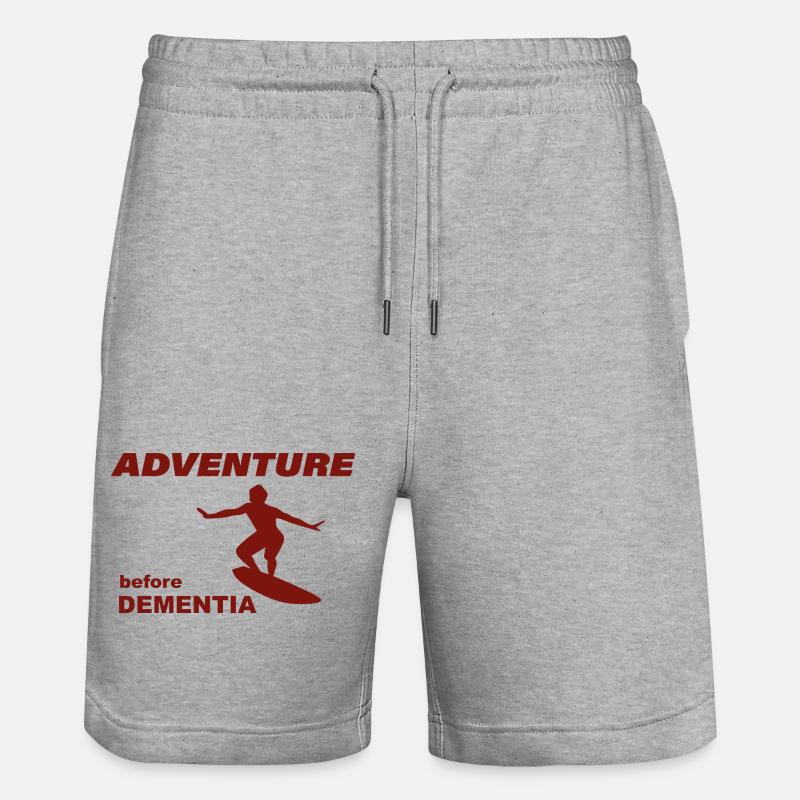 AVENTURE DE SURF - Short de jogging bio TRAINER Stanley/Stella unisexe - gris chiné