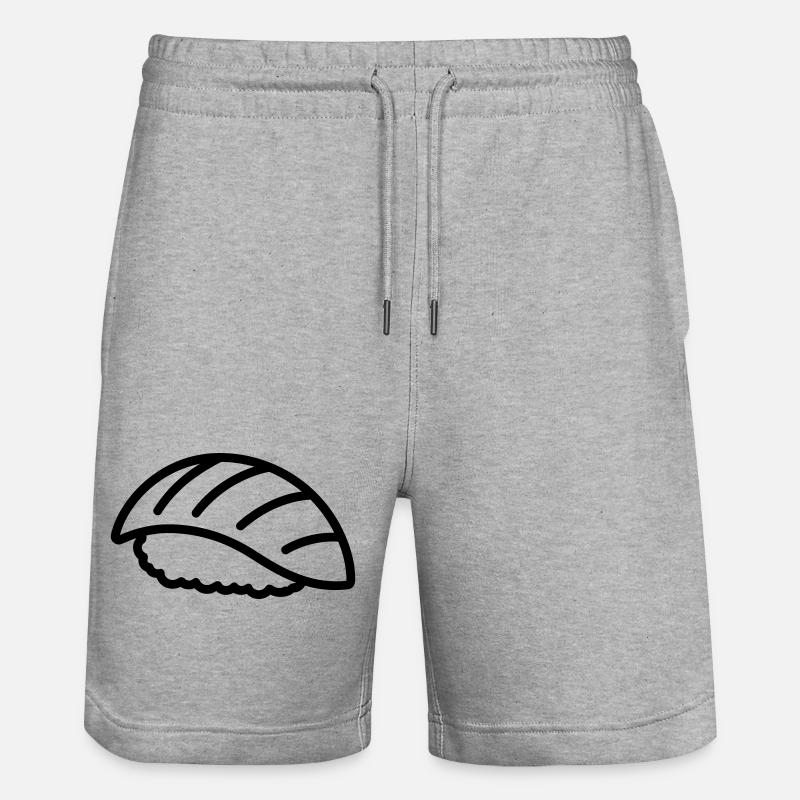 sushi - Short de jogging bio TRAINER Stanley/Stella unisexe - gris chiné