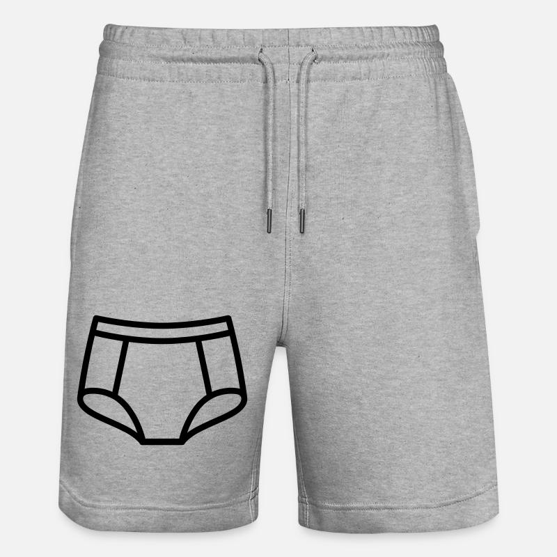 caleçon - Short de jogging bio TRAINER Stanley/Stella unisexe - gris chiné