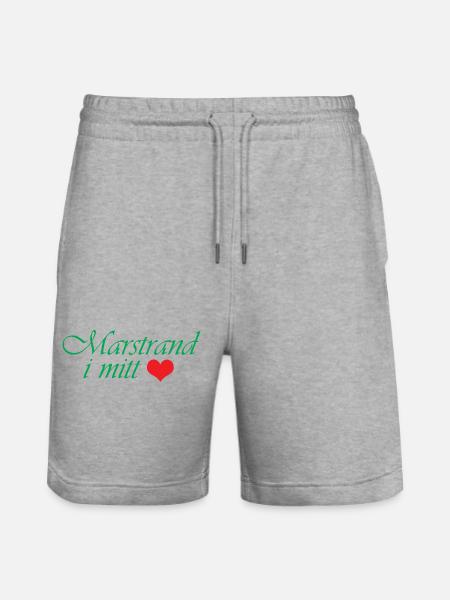 Marstrand in my heart - Stanley/Stella Trainer Unisex Organic Jogging Shorts - heather grey