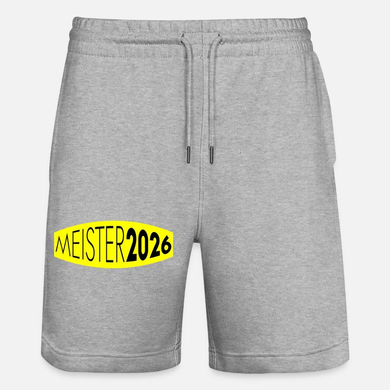 Champion 2026 Championship - Short de jogging bio TRAINER Stanley/Stella unisexe - gris chiné