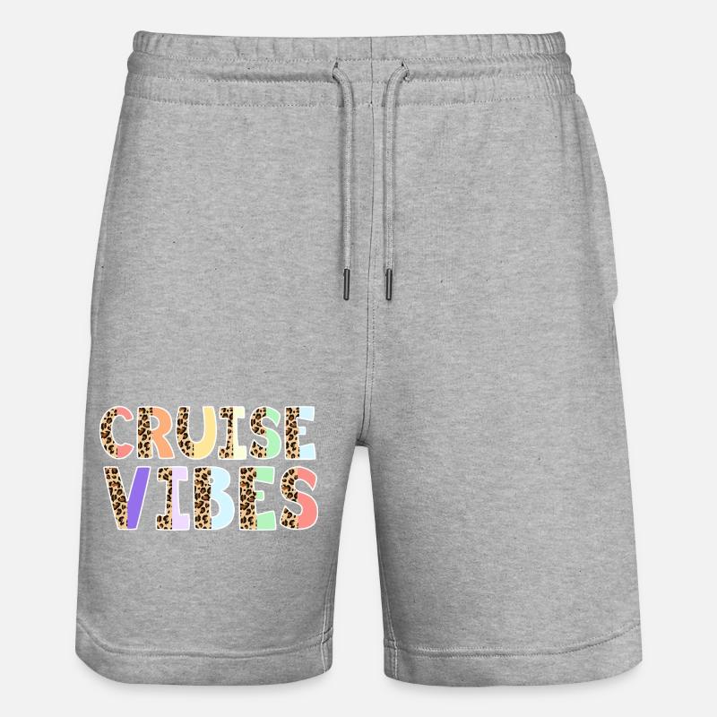 Croisière en bateau de croisière - Short de jogging bio TRAINER Stanley/Stella unisexe - gris chiné