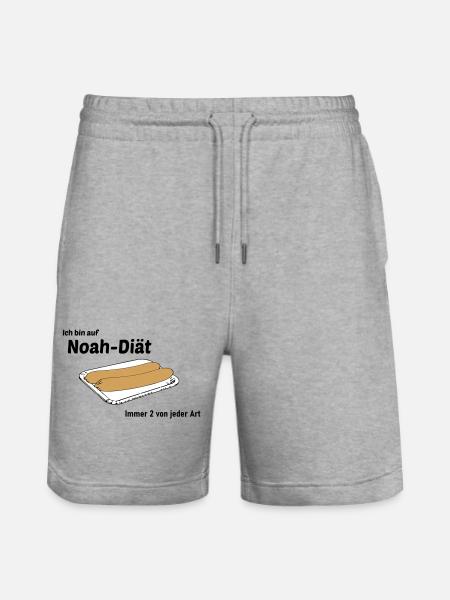 Noah Diaet - Stanley/Stella Unisex Bio Joggingshorts Trainer - Grau meliert