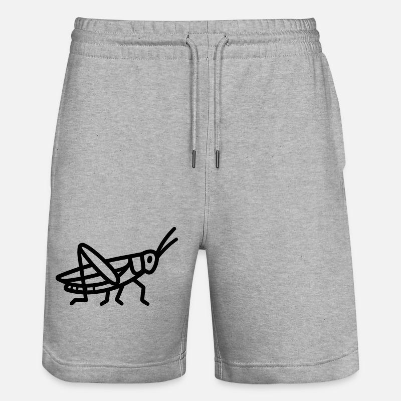 sauterelle - Short de jogging bio TRAINER Stanley/Stella unisexe - gris chiné