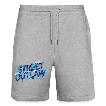 Tenue de Street Outlaw pour les fans de voitures : camouflage JDM Tuning - Short de jogging bio TRAINER Stanley/Stella unisexe - gris chiné - Devant - Nik (191cm) & Marisol (170cm)