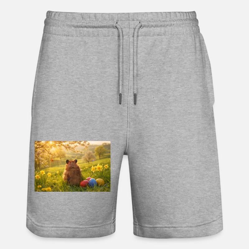 Chico 11 : Pâques 2026 - Short de jogging bio TRAINER Stanley/Stella unisexe - gris chiné