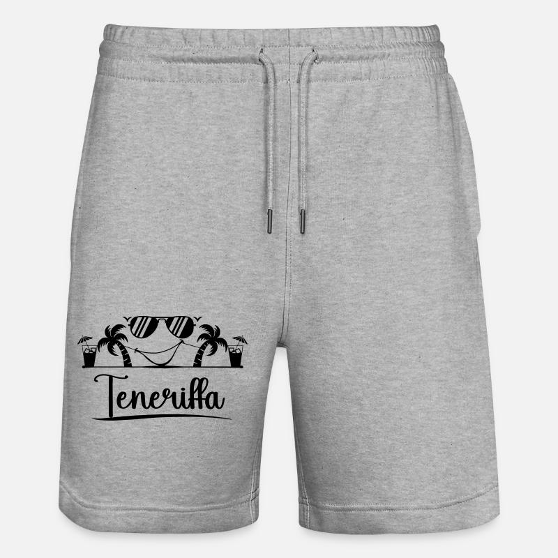 Tenerife - Short de jogging bio TRAINER Stanley/Stella unisexe - gris chiné