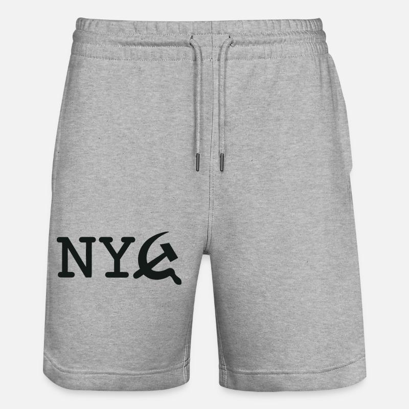 NY Commie - Short de jogging bio TRAINER Stanley/Stella unisexe - gris chiné