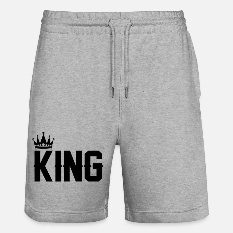 Roi - Short de jogging bio TRAINER Stanley/Stella unisexe - gris chiné