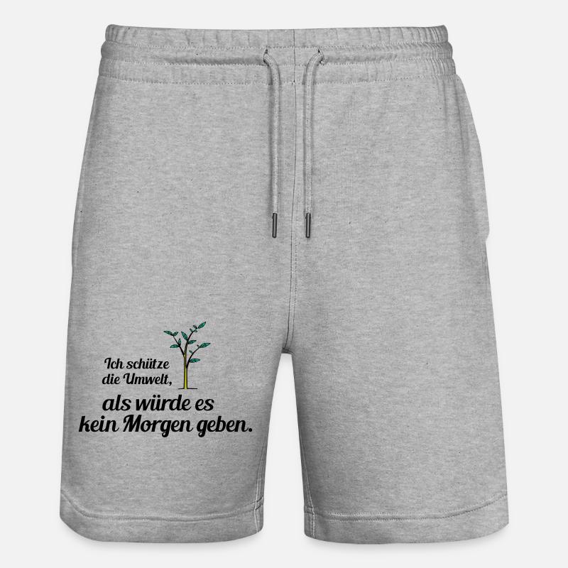 Pas de lendemain - Short de jogging bio TRAINER Stanley/Stella unisexe - gris chiné