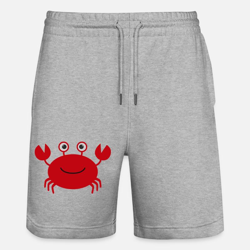 Crabe - Short de jogging bio TRAINER Stanley/Stella unisexe - gris chiné