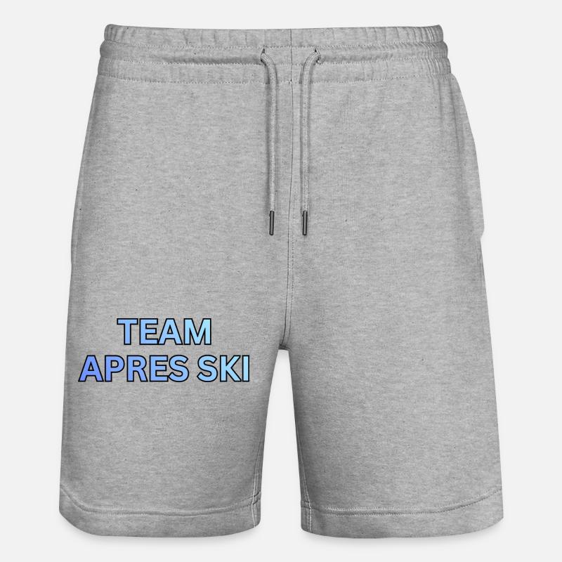 Team Après Ski Gradient - Stanley/Stella Unisex Bio Joggingshorts Trainer  - Grau meliert