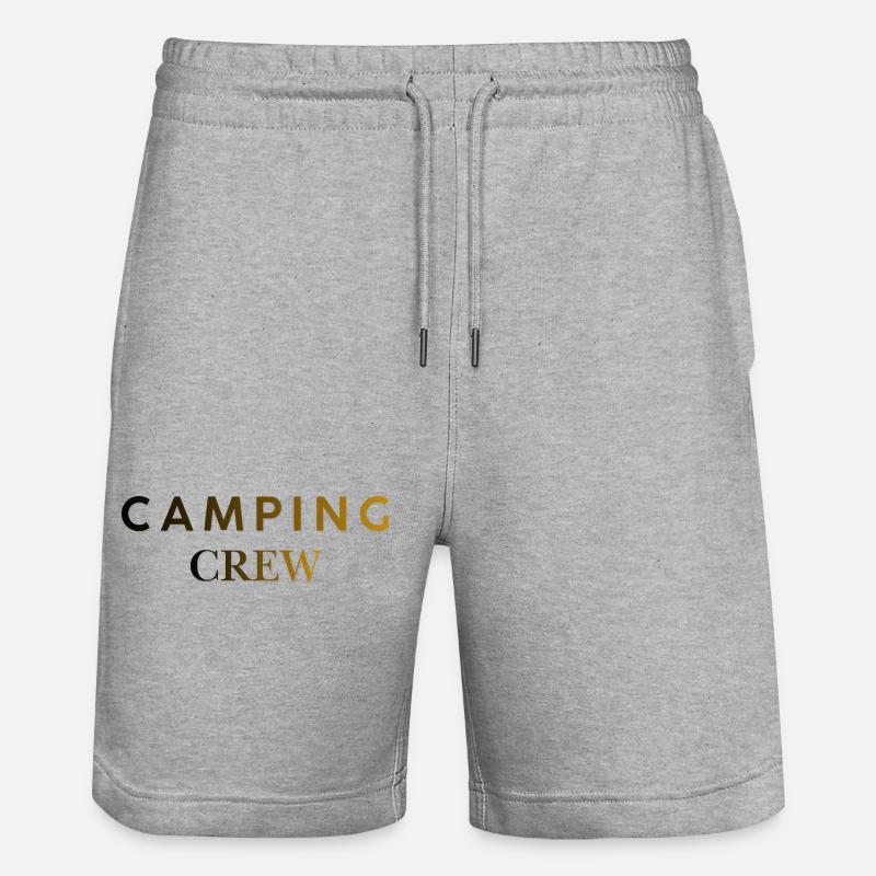 Équipe de camping - Short de jogging bio TRAINER Stanley/Stella unisexe - gris chiné