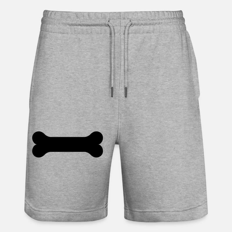 Os de chien - Short de jogging bio TRAINER Stanley/Stella unisexe - gris chiné